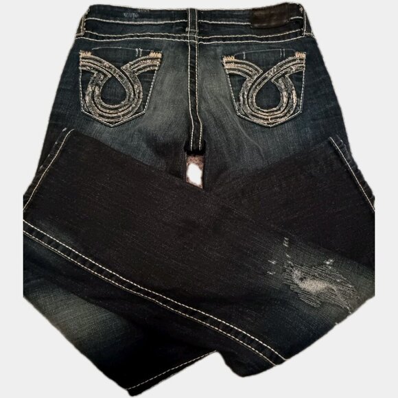 Big Star Jeans Womens 28R Boot Cut Low Rise Light Wash Denim Stretch Liv 30X32 - Picture 3 of 11